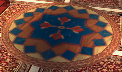 Carpette matelass&eacute;e arrondie Tier 6 Tapis Maj Dul  75SP 55