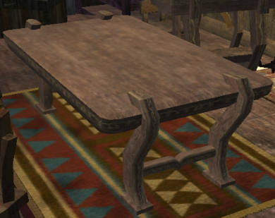 Grande table orn&eacute;e en fr&ecirc;ne Tier 3 Table   30SP 28