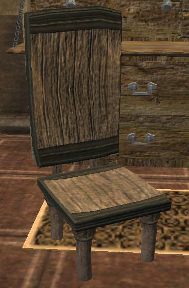 Chaise de gnome travaill&eacute;e en &eacute;rable Tier 2 Chaise   25SP 13