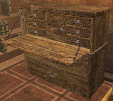 Bureau en os Tier 2 Bureau  bois d'os 60SP 14