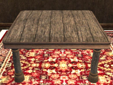 Petite table rustique en &eacute;rable Tier 2 Table   25SP 18