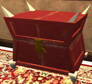 Coffre orn&eacute; en c&egrave;dre Tier 5 Coffre Rouge bois de c&egrave;dre 500SP 44