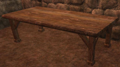 Table de salle &agrave; manger en orme Tier 1 Table   20SP 8