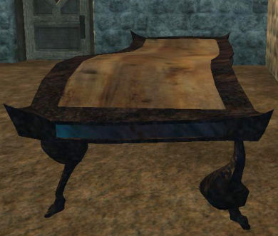 Table en ch&ecirc;ne gauchi Tier 4 Table  bois de ch�ne 300SP 35