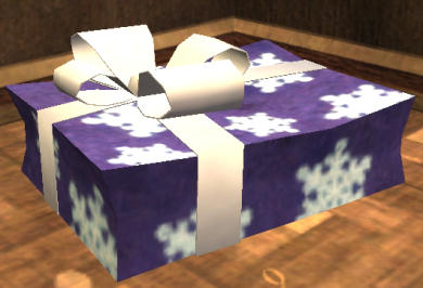 Blue and white decorative Frostfell gift box Event Frostfell Frostfell  20SP 0