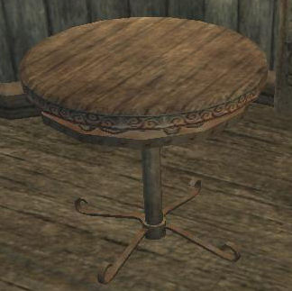 Table ovale &eacute;labor&eacute;e en &eacute;glantier Tier 4 Table   35SP 38