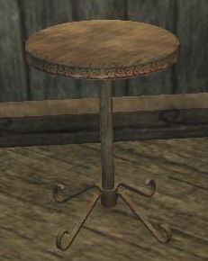 Table de chevet &eacute;labor&eacute;e en &eacute;glantier Tier 4 Table   35SP 38