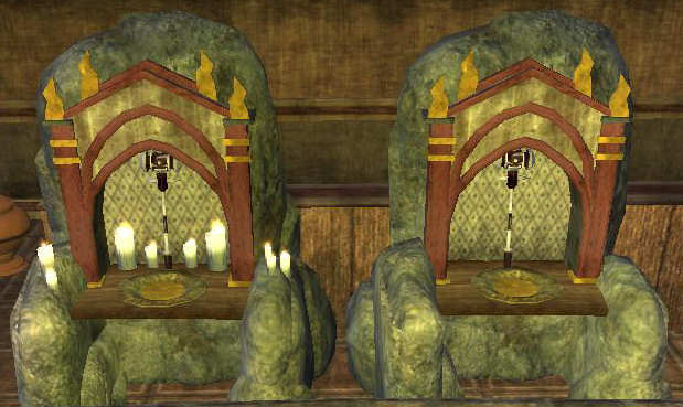 Autel du Tribunal Tier 7 Autel  bois d'&eacute;b&egrave;ne 0SP 65