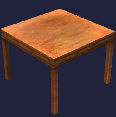Une table carr&eacute;e de wantia Qu�te Table   0SP 0